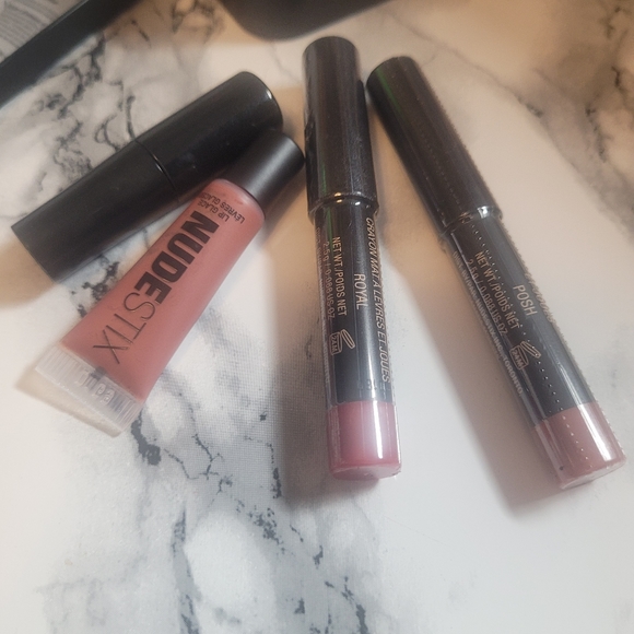 Nudestix 3 piece mini lip set tin bnib bundle new - Picture 6 of 7